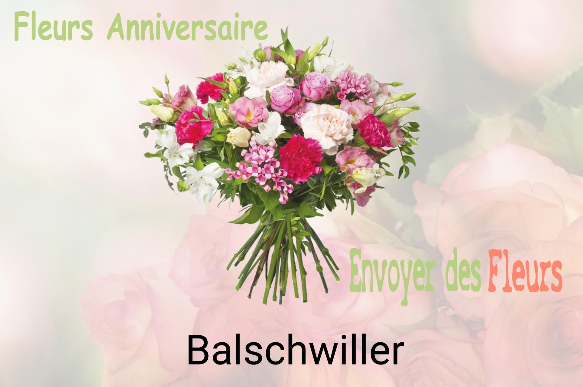 Bouquet de fleurs d’anniversaire livré à Balschwiller