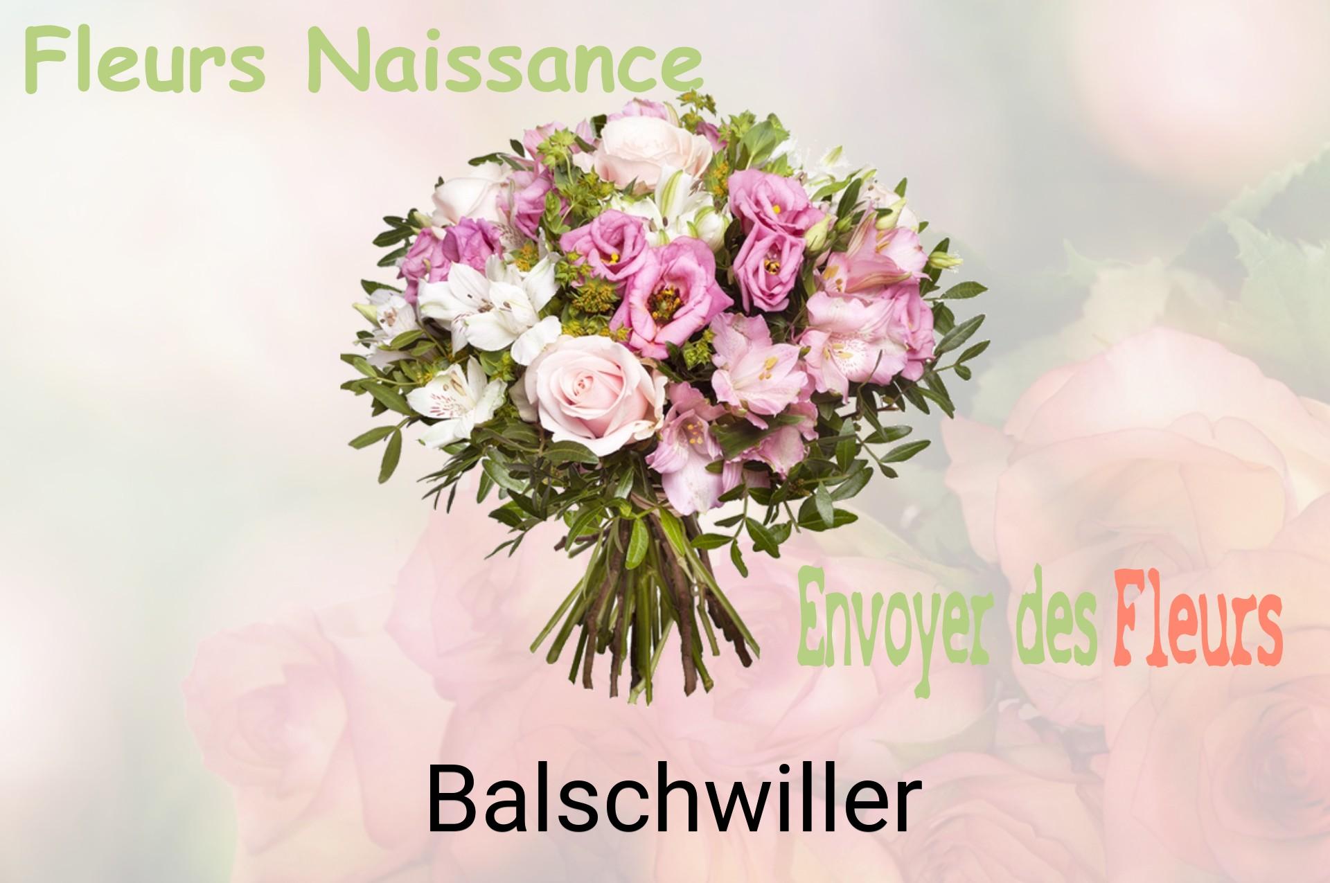 Bouquet de fleurs de naissance livré à Balschwiller